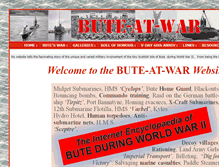 Tablet Screenshot of bute-at-war.org